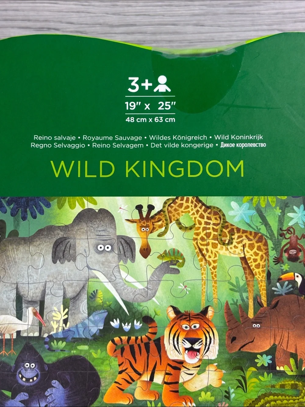 Crocodile Creek Tiger Wild Kingdom 36 Pieces Floor Puzzle NEW